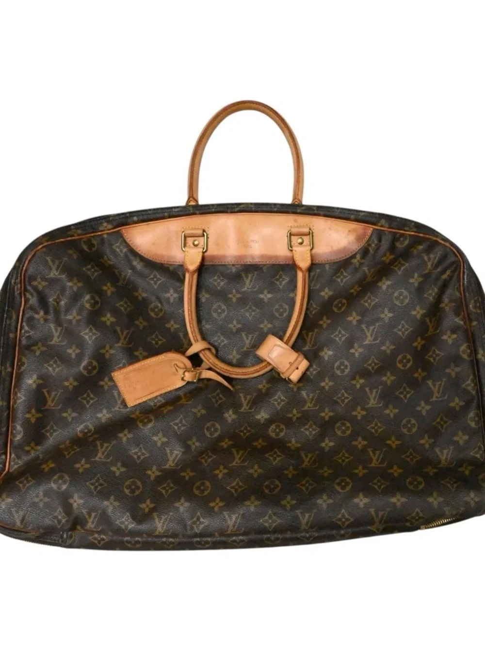 #62. Louis Vuitton Brown Monogram Alize 3 Poches